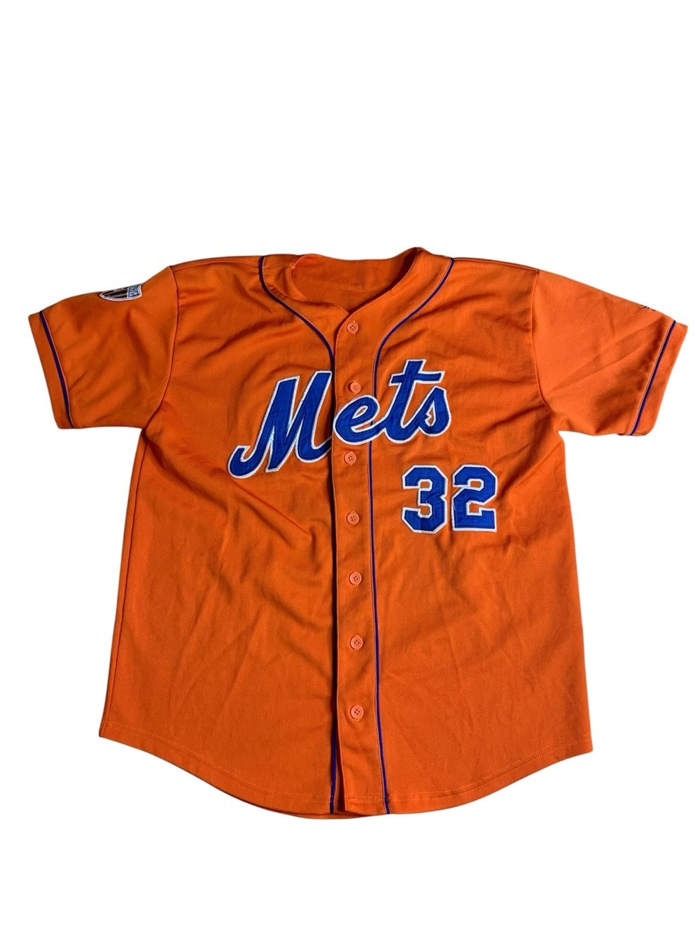 Sultan Athletic Orange Mets Jersey #32 NABF National Amateur Baseball Fed - L